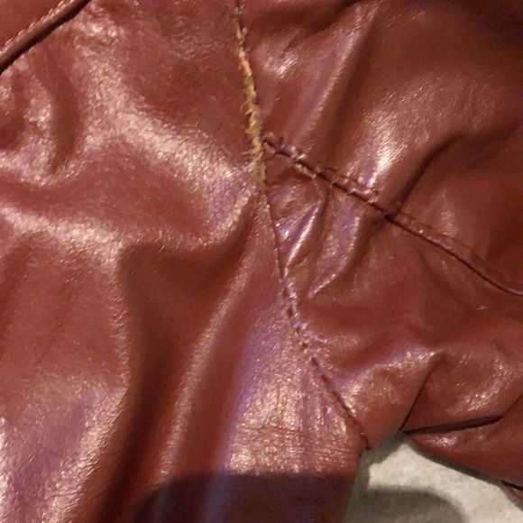 Full length leather coat - Picture 7 of 8